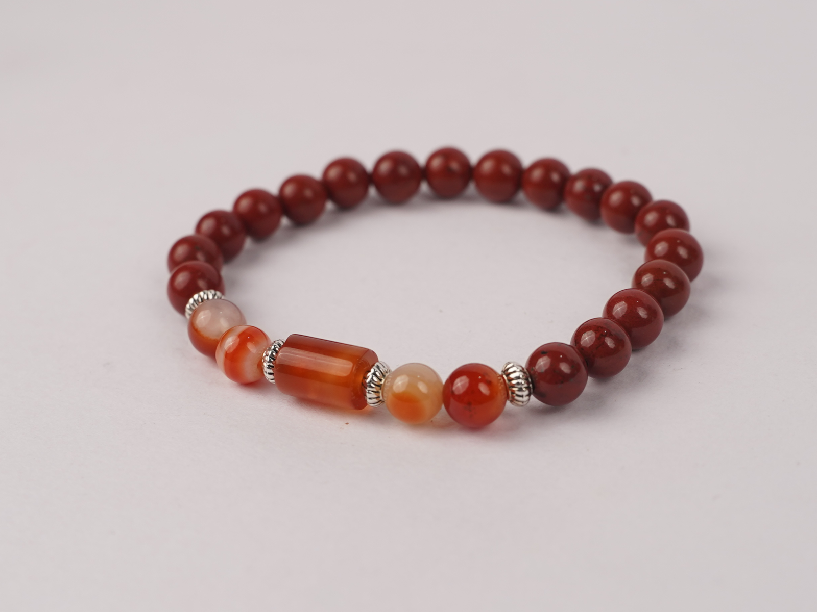 Red Jasper Bracelet (Mesh Rashi) Aries