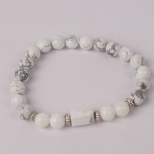 Howlite Bracelet (Karka Rashi) Cancer