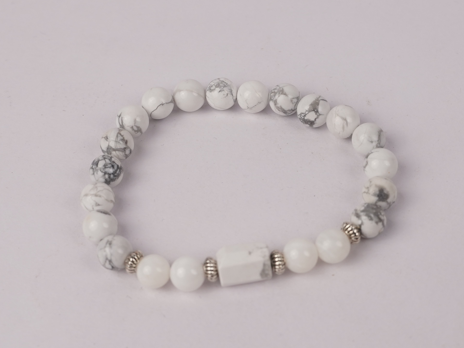 Howlite Bracelet (Karka Rashi) Cancer