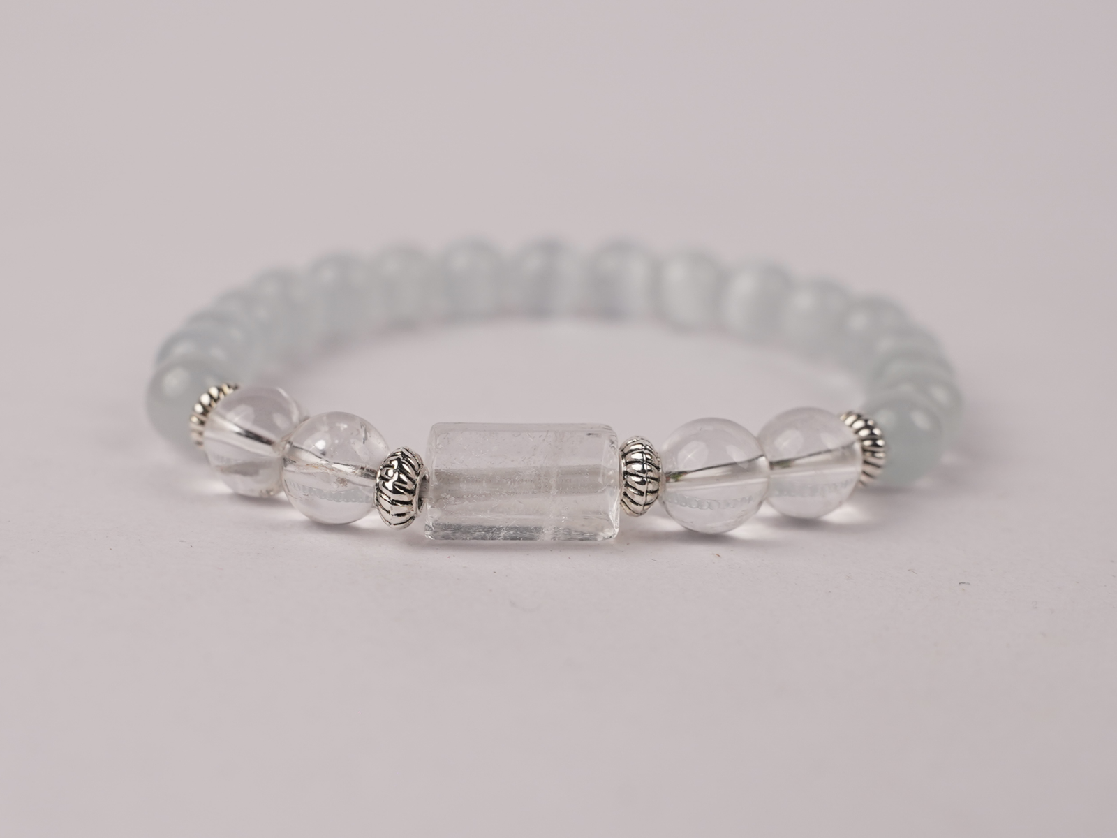 Rainbow Aura Stone Bracelet (Tula Rashi) Libra