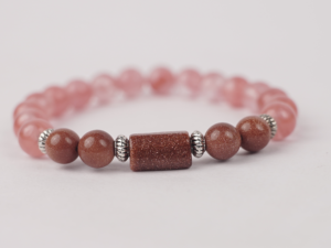 Rose Quartz Bracelet (Vrishchik Rashi) Scorpio